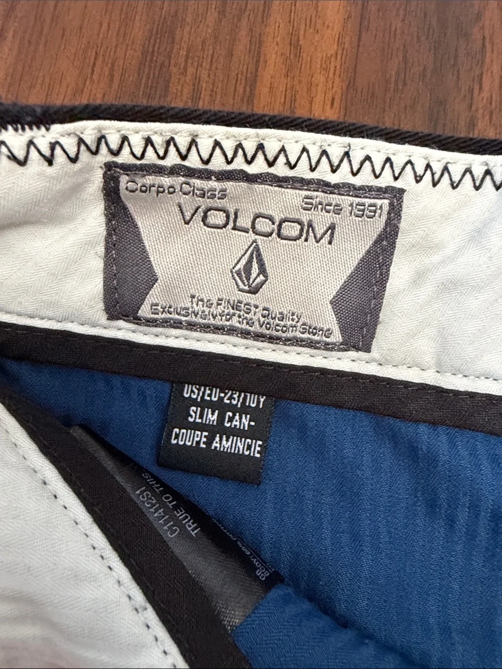 Boys Volcom Black Casual Pants